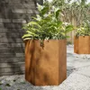 Image de Vidaxl JardiniÃ¨res 2 Pcs Hexagone 46x40x45 Cm Acier Corten