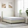 Image de vidaXL Matelas en mousse Ã  mÃ©moire de forme blanc 140x190x17 cm doux
