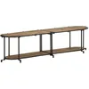 Image de vidaXL Meuble TV 160x42x40 cm bois massif de manguier brut