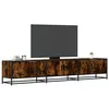 Image de Vidaxl Meuble Tv ChÃªne FumÃ© 210x35x41 Cm Bois D'ingÃ©nierie