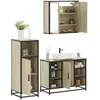 Image de vidaXL Ensemble de meubles de salle de bain 3 pcs chÃªne sonoma