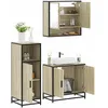 Image de vidaXL Ensemble de meubles de salle de bain 3 pcs chÃªne sonoma