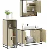 Image de vidaXL Ensemble de meubles de salle de bain 3 pcs chÃªne sonoma