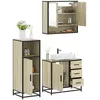 Image de vidaXL Ensemble de meubles de salle de bain 3 pcs chÃªne sonoma