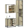 Image de vidaXL Ensemble de meubles de salle de bain 3 pcs chÃªne sonoma