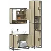 Image de vidaXL Ensemble de meubles de salle de bain 3 pcs chÃªne sonoma