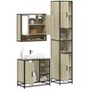 Image de vidaXL Ensemble de meubles de salle de bain 3 pcs chÃªne sonoma