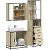 Image de vidaXL Ensemble de meubles de salle de bain 3 pcs chÃªne sonoma