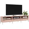 Image de vidaXL Meuble TV rose 202x39x43,5 cm acier laminÃ© Ã  froid