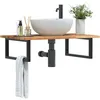 Image de VidaXL 3302833 miroir de salle de bain et armoire de rangement pour Ã©vier