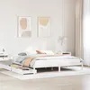Image de vidaXL Cadre de lit sans matelas blanc 180x200 cm bois massif de pin