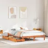 Image de vidaXL Cadre de lit sans matelas cire marron 140x200cm bois pin massif