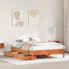 Image de vidaXL Cadre de lit sans matelas cire marron 140x200cm bois pin massif