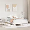 Image de vidaXL Cadre de lit sans matelas blanc 140x190 cm bois de pin massif
