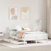 Image de vidaXL Cadre de lit sans matelas blanc 160x200 cm bois de pin massif
