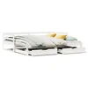 Image de vidaXL Lit de jour et lit gigogne et tiroirs 90x190 cm bois pin massif