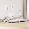 Image de vidaXL Cadre de lit sans matelas blanc 200x200 cm bois massif de pin