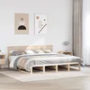 Image de vidaXL Cadre de lit sans matelas 200x200 cm bois massif de pin