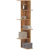 Image de vidaXL ÃtagÃ¨re d'angle murale chÃªne artisanal bois d'ingÃ©nierie