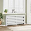 Image de vidaXL Cache-radiateur blanc 175x20x82 cm bois d'ingÃ©nierie