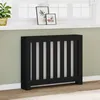Image de vidaXL Cache-radiateur noir 104x20x82 cm bois d'ingÃ©nierie