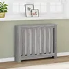 Image de vidaXL Cache-radiateur sonoma gris 104x20x82 cm bois d'ingÃ©nierie