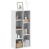 Image de vidaXL BibliothÃ¨que blanc 50x25x105 cm bois d'ingÃ©nierie