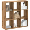 Image de vidaXL BibliothÃ¨que chÃªne artisanal 102x32x102 cm bois d'ingÃ©nierie