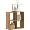 Image de Vidaxl BibliothÃ¨que ChÃªne Artisanal 68,5x32x68,5 Cm Bois D'ingÃ©nierie