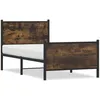 Image de vidaXL Cadre de lit mÃ©tal avec tÃªte de lit et pied de lit 80x200 cm