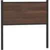 Image de vidaXL TÃªte de lit chÃªne marron 90 cm bois d'ingÃ©nierie et acier