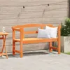 Image de Banc D'extÃ©rieur Vidaxl Acacia 119x76x44 Cm Bois Massif Pin