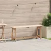 Image de Banc ExtÃ©rieur Vidaxl 119x35x47 Cm En Bois De Pin Massif