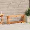 Image de Banc D'extÃ©rieur Vidaxl Acacia 119x35x47 Cm Bois Massif De Pin
