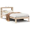 Image de vidaXL Cadre de lit avec tÃªte de lit 90x190 cm bois de pin massif