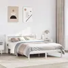 Image de vidaXL Cadre de lit sans matelas blanc 150x200 cm bois de pin massif
