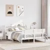 Image de vidaXL Cadre de lit sans matelas blanc 140x190 cm bois de pin massif
