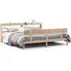 Image de vidaXL Cadre de lit sans matelas 200x200 cm bois massif de pin