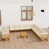 Image de vidaXL Cadre de lit et tÃªte de lit blanc 200x200 cm bois de pin massif