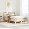 Image de vidaXL Cadre de lit sans matelas 75x190 cm bois de pin massif