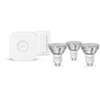 Image de Kit D'ampoules Gu10 Philips Hue White And Color Ambiance - 3x 345 Lm, Bridge Et Variateur