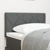 Image de TÃªte de lit LED vidaXL Design Ã  Blocs en Diamant Gris FoncÃ© 80 cm Tissu, TÃªte de lit vidaXL Design Ã  Blocs en Diamant Gris FoncÃ© 80 cm Tissu