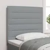 Image de TÃªte de Lit vidaXL Gris clair Tissu 80 cm Lit Ã  TÃªte Haute