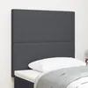 Image de Nuit en TÃªte LED vidaXL Gris FoncÃ© 100 cm en Tissu Velours CÃ´telÃ©