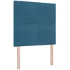 Image de vidaXL TÃªte de Lit LED Bleu FoncÃ© 80 cm Velours