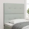 Image de vidaXL LumiÃ¨re de TÃªte de Lit LED Gris Clair 90 cm Velours
