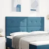 Image de TÃªte de lit LED vidaXL Bleu foncÃ© 90 cm Velours