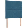 Image de TÃªte de lit LED vidaXL design en blocs de diamant bleu foncÃ© 90 cm velours, TÃªte de lit vidaXL design en blocs de diamant bleu foncÃ© 180 cm velours