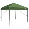 Image de Vidaxl Tente Ã Abri Vert 250 X 250 X 227 / 236 / 245 Cm Tissu Oxford