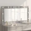 Image de vidaXL Miroir de vanitÃ© Sonoma gris Panneau de particules, Verre